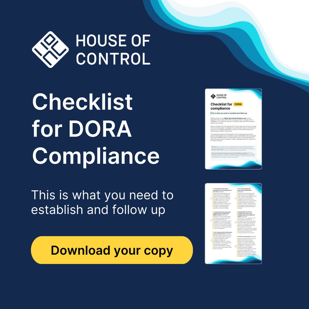 Checklist DORA Compliance