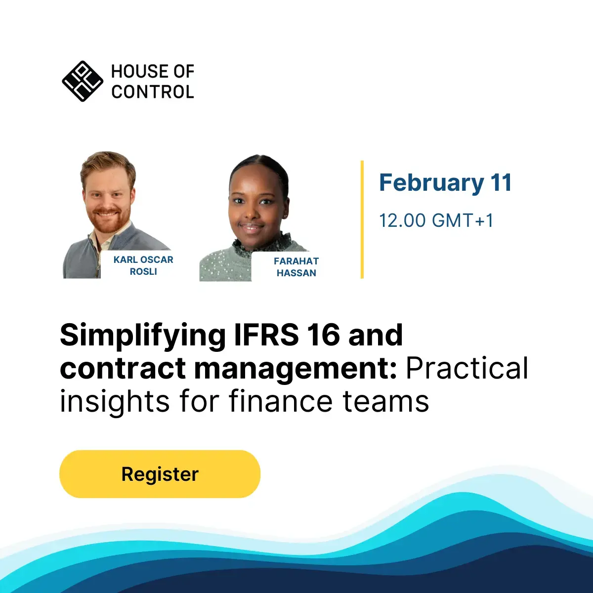 IFRS 16 and contract management - Upcoming webinar with House of Control employees